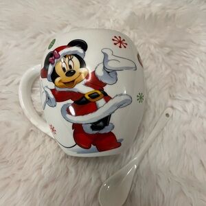 Disney Minnie Mouse Holiday Mug - Red, White, and Green